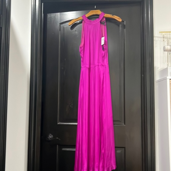 NWT Banana Republic Satin MIDI Dress Size 2 - Picture 1 of 4